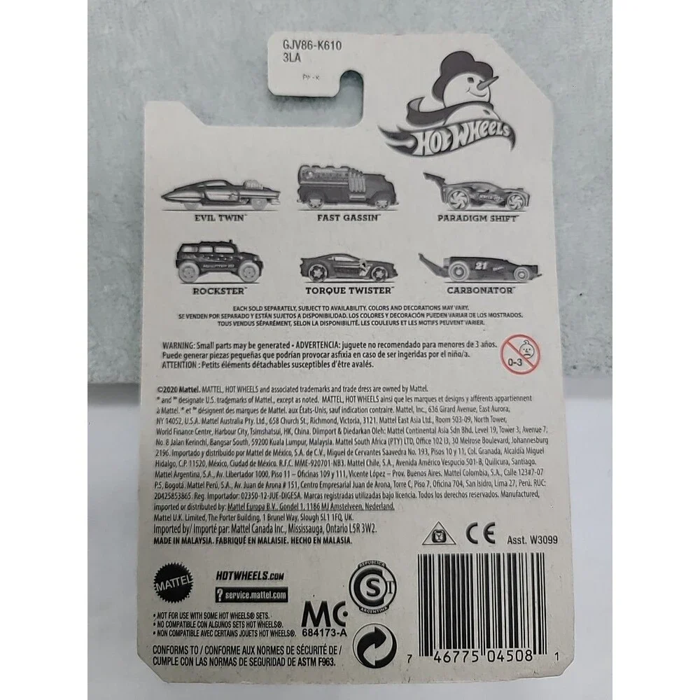 Hot Wheels Paradigm Shift Blue Winter '20 3/6 Car New 1:64